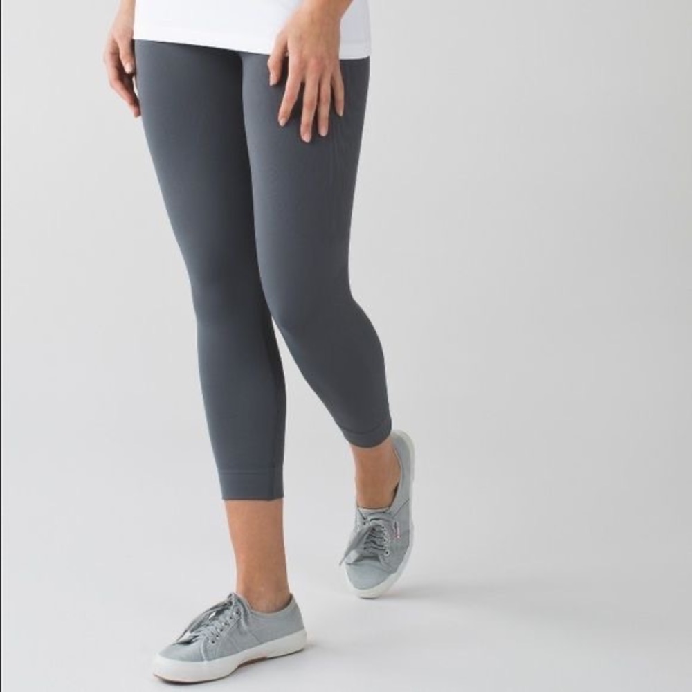 Lululemon Zone In Crop Leggings in Dark Slate (Grey)